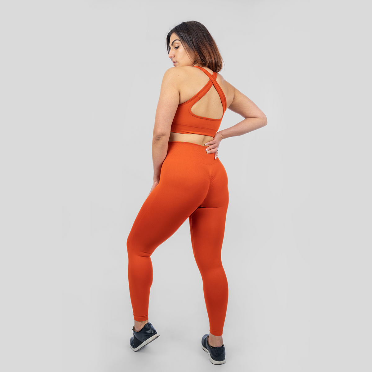 High Support Seamless Leggings Blaze Orange