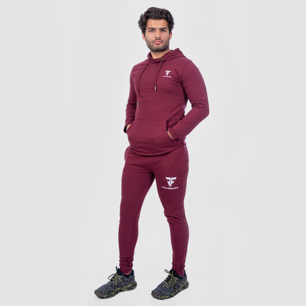 Muscle Fit Bottoms Maroon