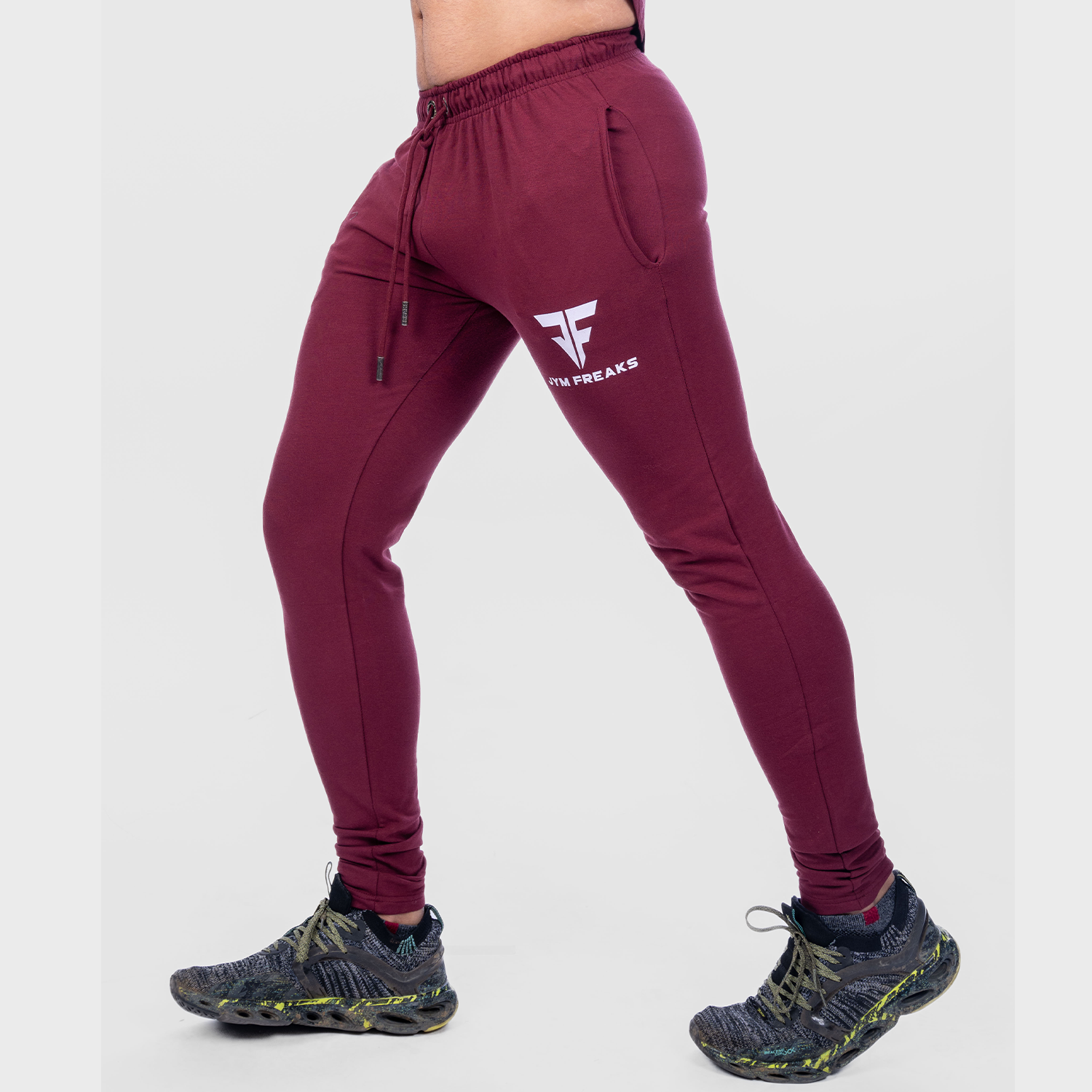 Muscle Fit Bottoms Maroon